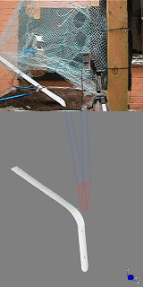 Modelling of a road edge marker on impact